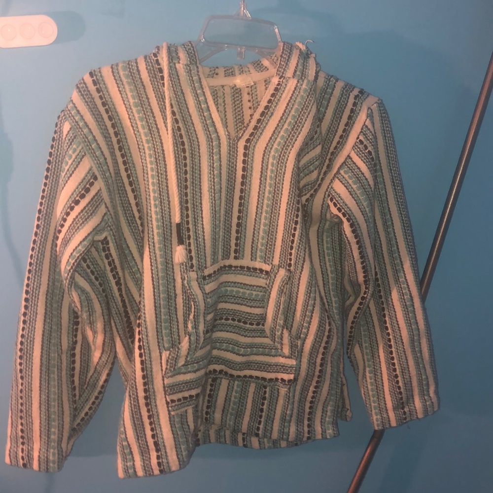 striped drug rug sweatshirt